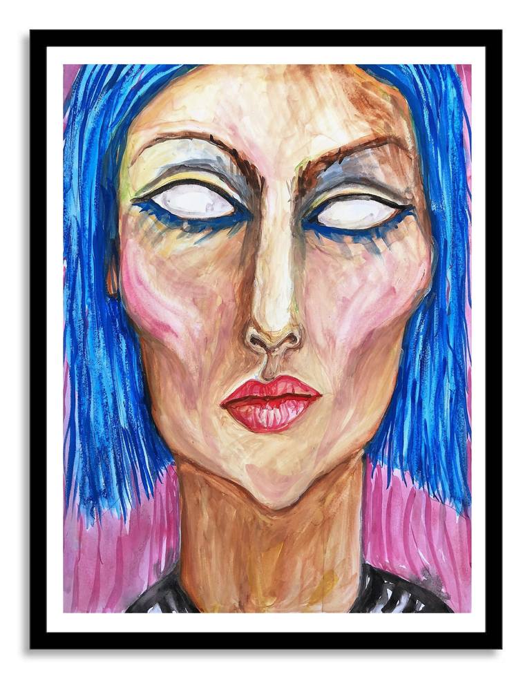 Original Portraiture Portrait Painting by Belinda Colozzi