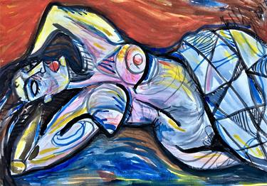 Print of Cubism Nude Paintings by Belinda Colozzi