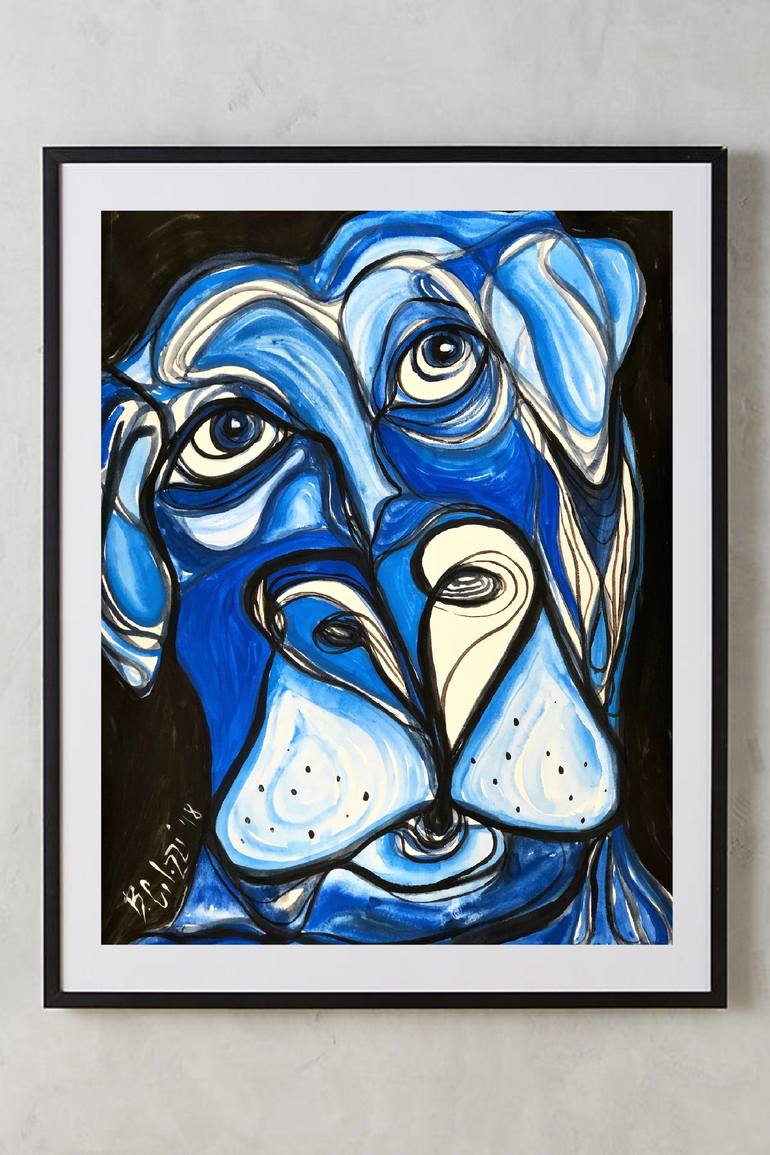 Original Dogs Painting by Belinda Colozzi