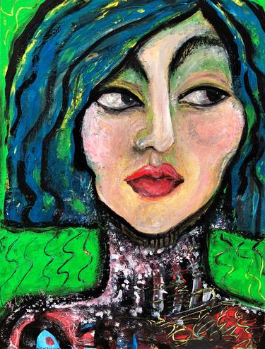 Original Expressionism Portrait Paintings by Belinda Colozzi