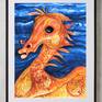 Seahorse was inspired by ocean life, seahorses, and children stories.