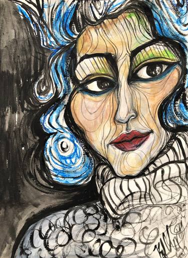 Original Expressionism Women Paintings by Belinda Colozzi