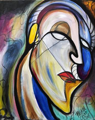 Original Abstract Expressionism Portrait Paintings by Belinda Colozzi