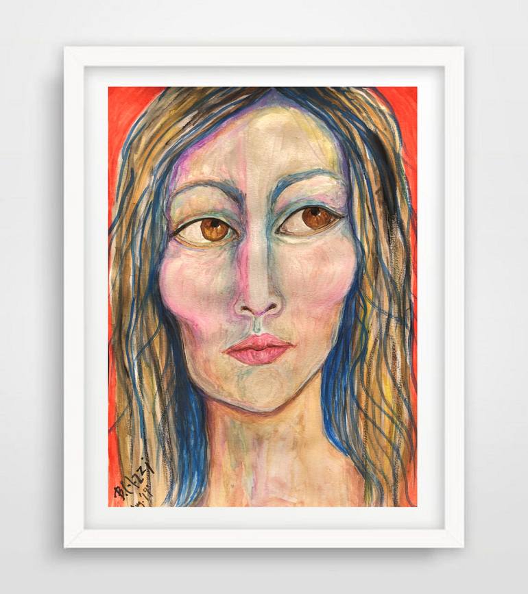 Original Portraiture People Painting by Belinda Colozzi