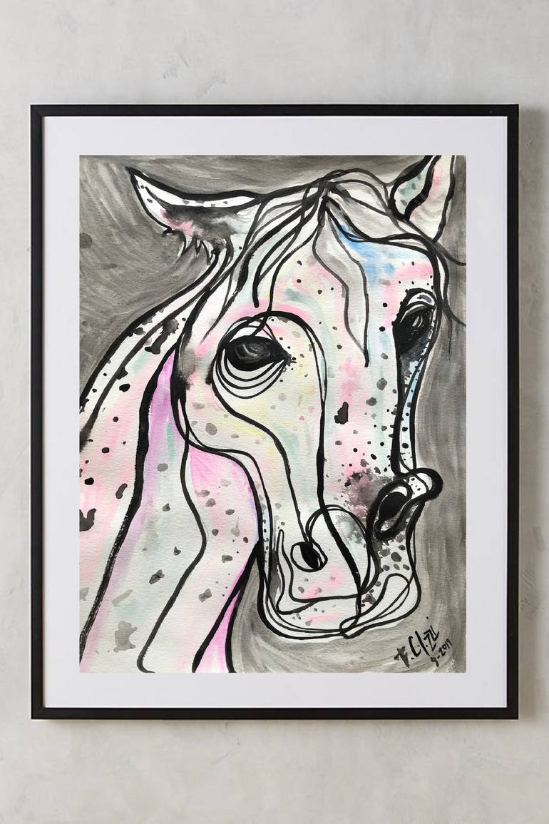 Original Portraiture Animal Painting by Belinda Colozzi