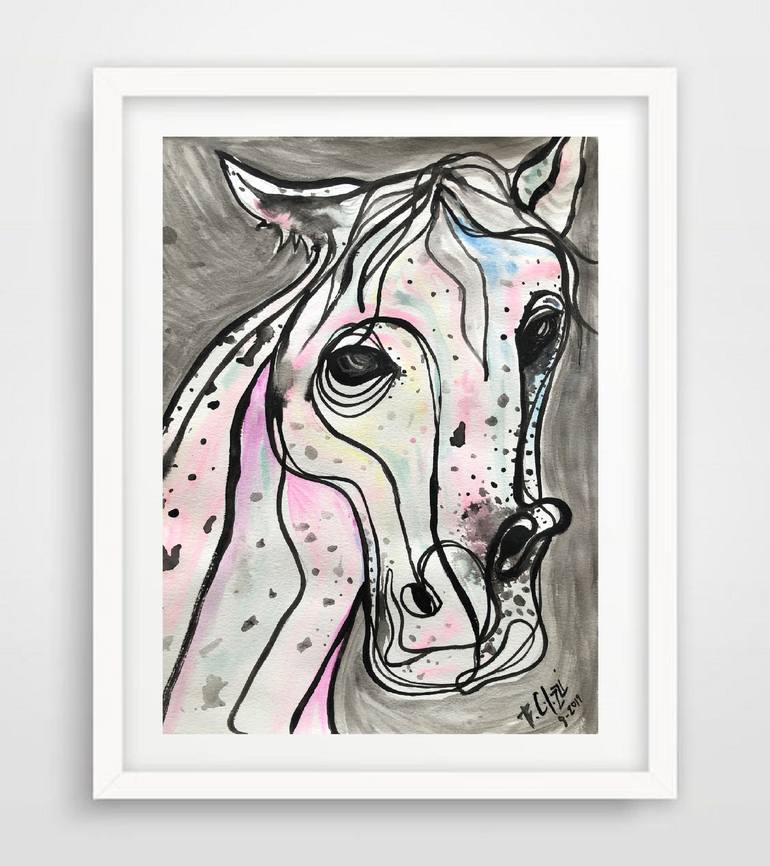 Original Portraiture Animal Painting by Belinda Colozzi