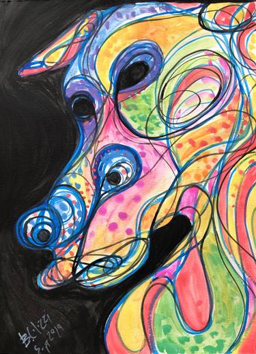 Original Expressionism Animal Paintings by Belinda Colozzi