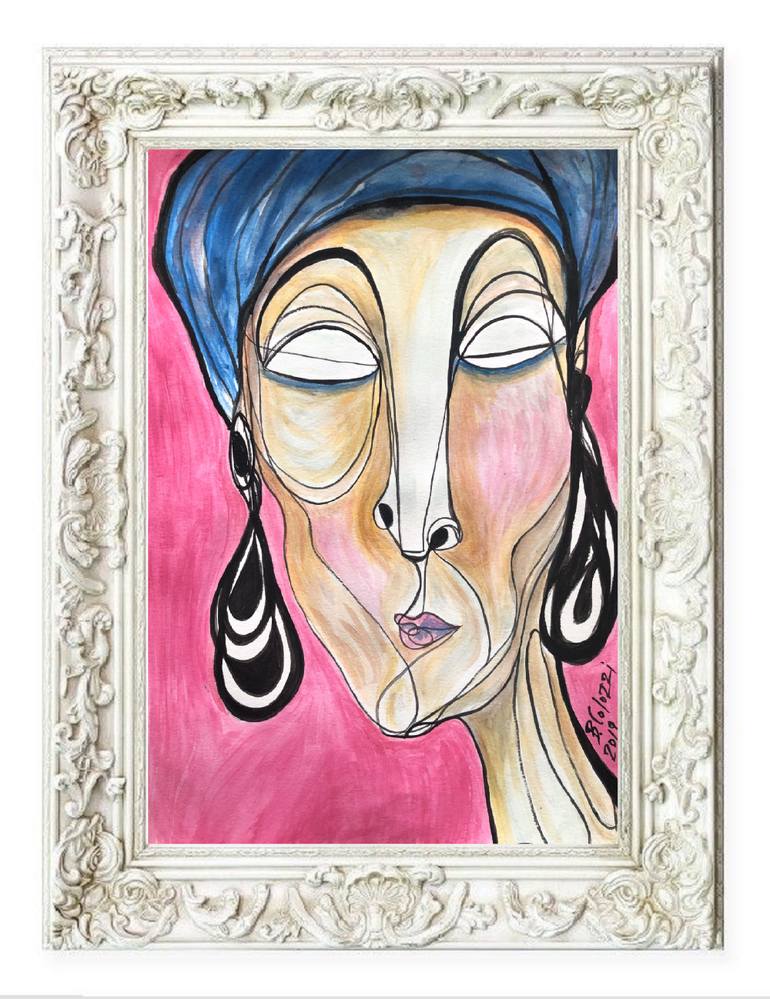 Original Portraiture People Painting by Belinda Colozzi