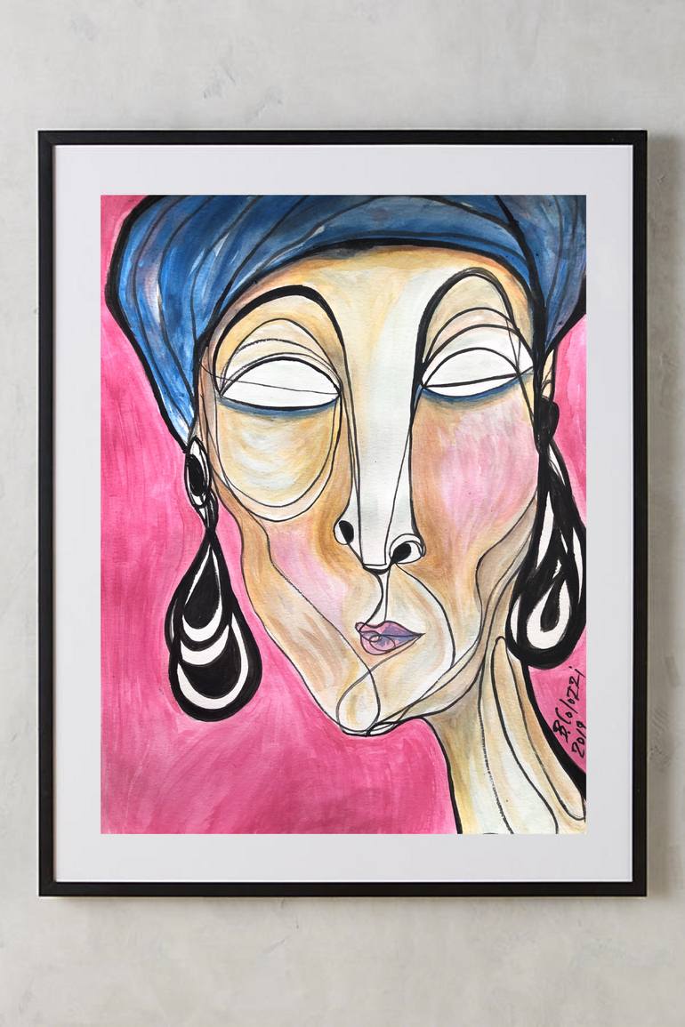 Original Portraiture People Painting by Belinda Colozzi