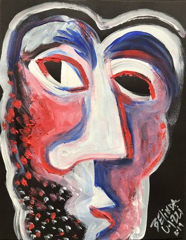 Original Abstract Expressionism Men Paintings by Belinda Colozzi