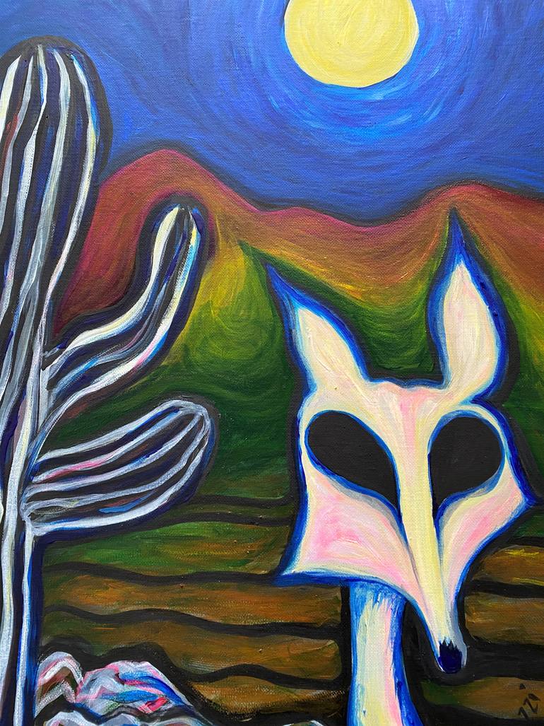 Original Expressionism Animal Painting by Belinda Colozzi