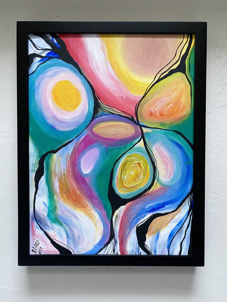 Original Abstract Expressionism Abstract Painting by Belinda Colozzi