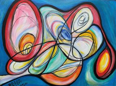 Original Abstract Paintings by Belinda Colozzi