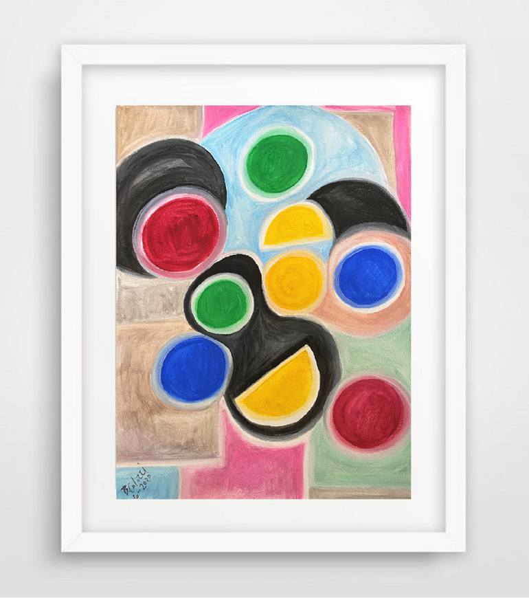 Original Abstract Expressionism Abstract Painting by Belinda Colozzi