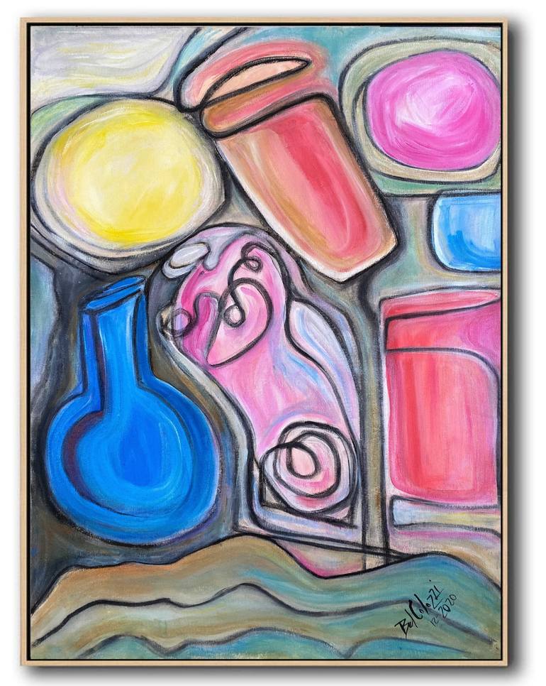 Original Cubism Abstract Painting by Belinda Colozzi