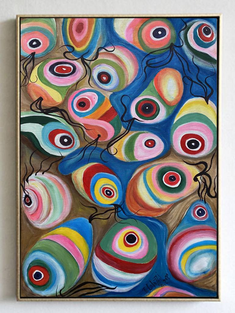 Original Abstract Expressionism Abstract Painting by Belinda Colozzi