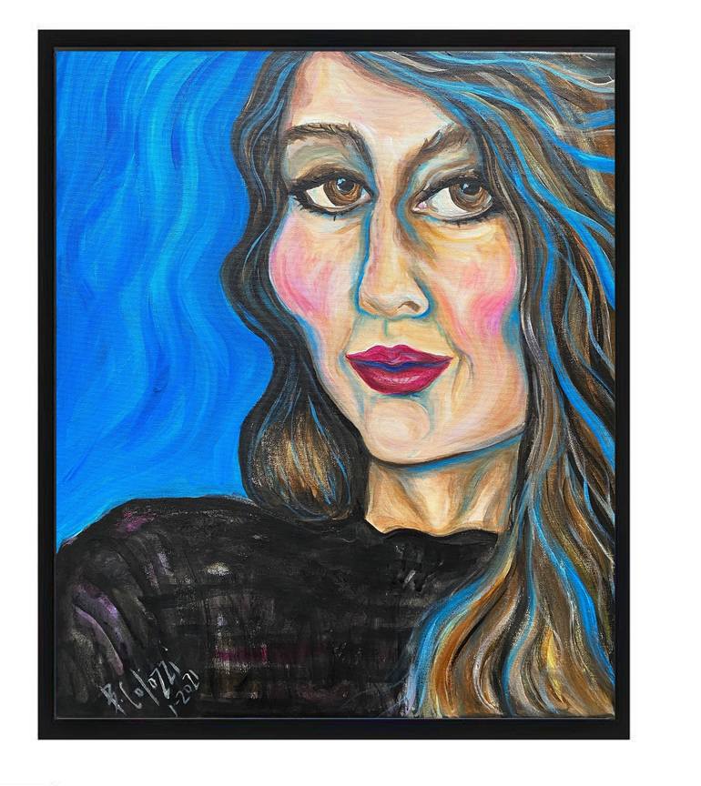 Original Portraiture Portrait Painting by Belinda Colozzi