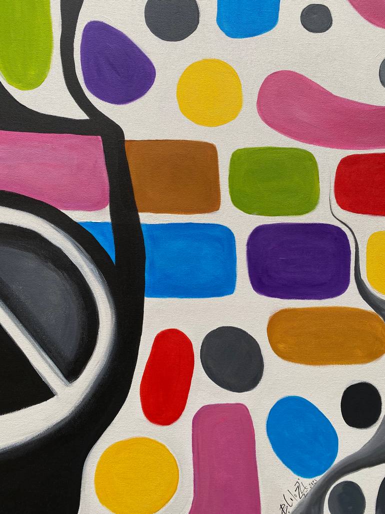 Original Abstract Expressionism Abstract Painting by Belinda Colozzi