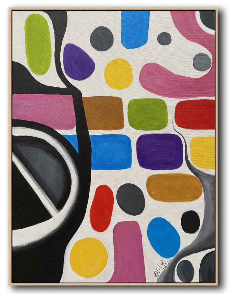 Original Abstract Expressionism Abstract Painting by Belinda Colozzi