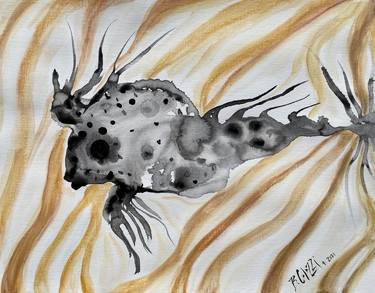 puffer fish painting