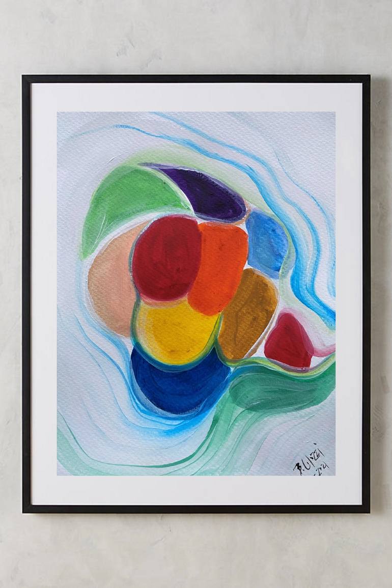 Original Abstract Painting by Belinda Colozzi