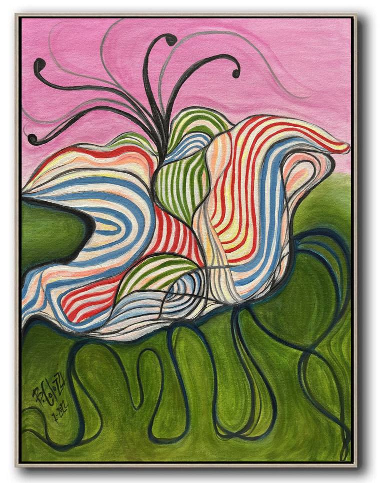 Original Abstract Expressionism Abstract Painting by Belinda Colozzi