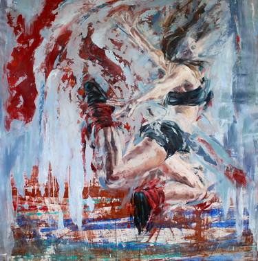 Original Expressionism People Paintings by Daniella Queirolo