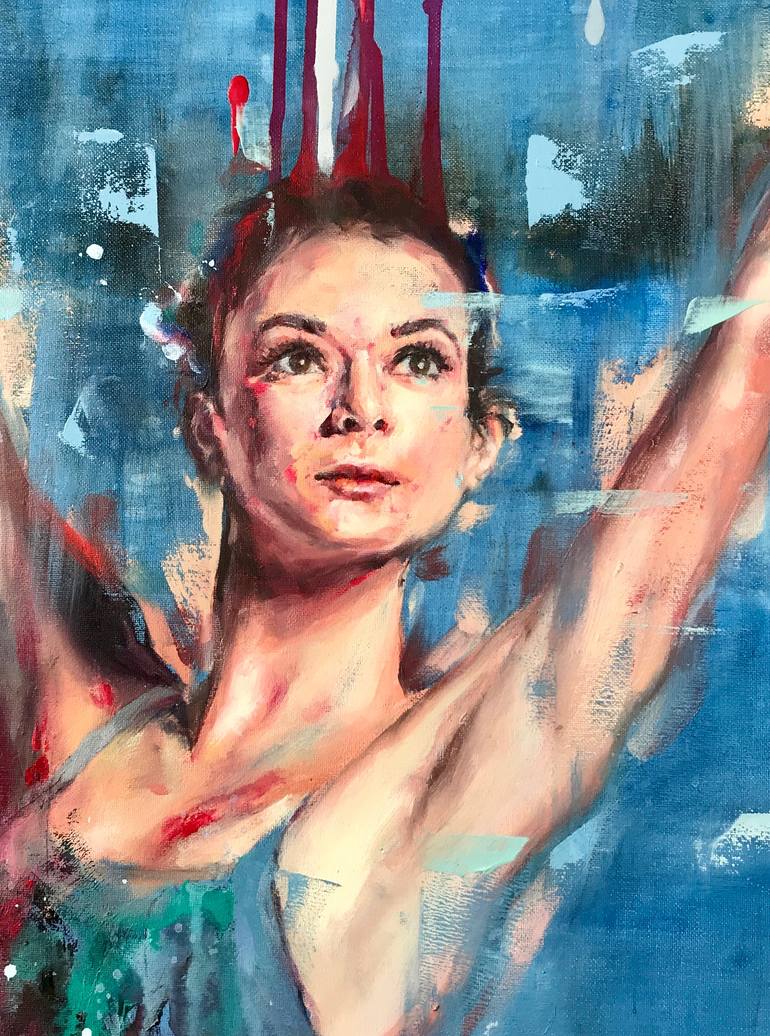 Original Figurative Women Painting by Daniella Queirolo