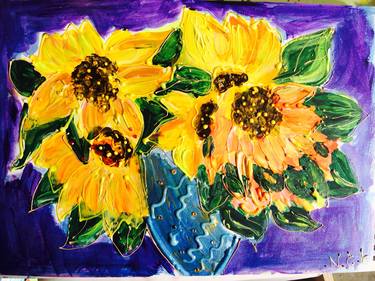 Sunflowers. Hommage au Van Gogh thumb