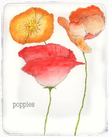 Print of Floral Paintings by Jill Ann Kirkpatrick