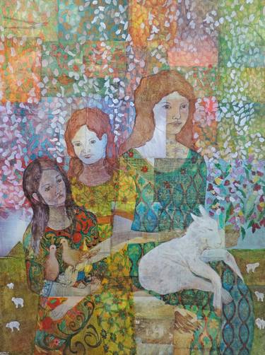 Original Family Paintings by Sabrina J Squires