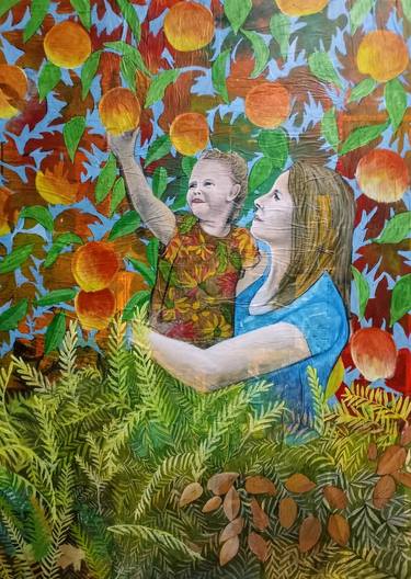 Original Fine Art Family Paintings by Sabrina J Squires