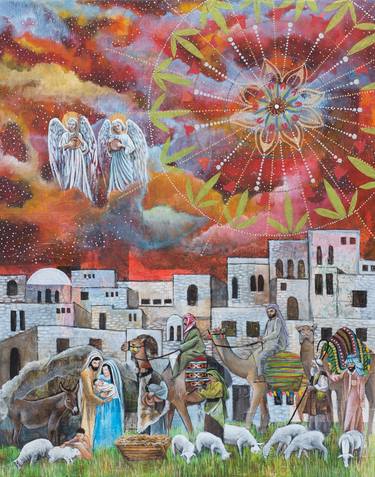 Original Fine Art Religious Paintings by Sabrina J Squires