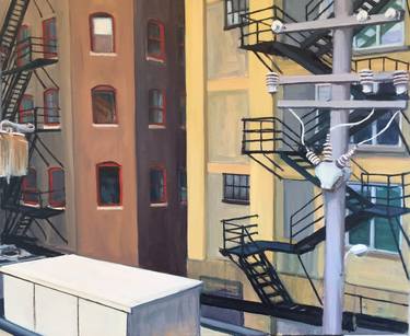 Original Cities Paintings by Lisa Parenteau-DePinto