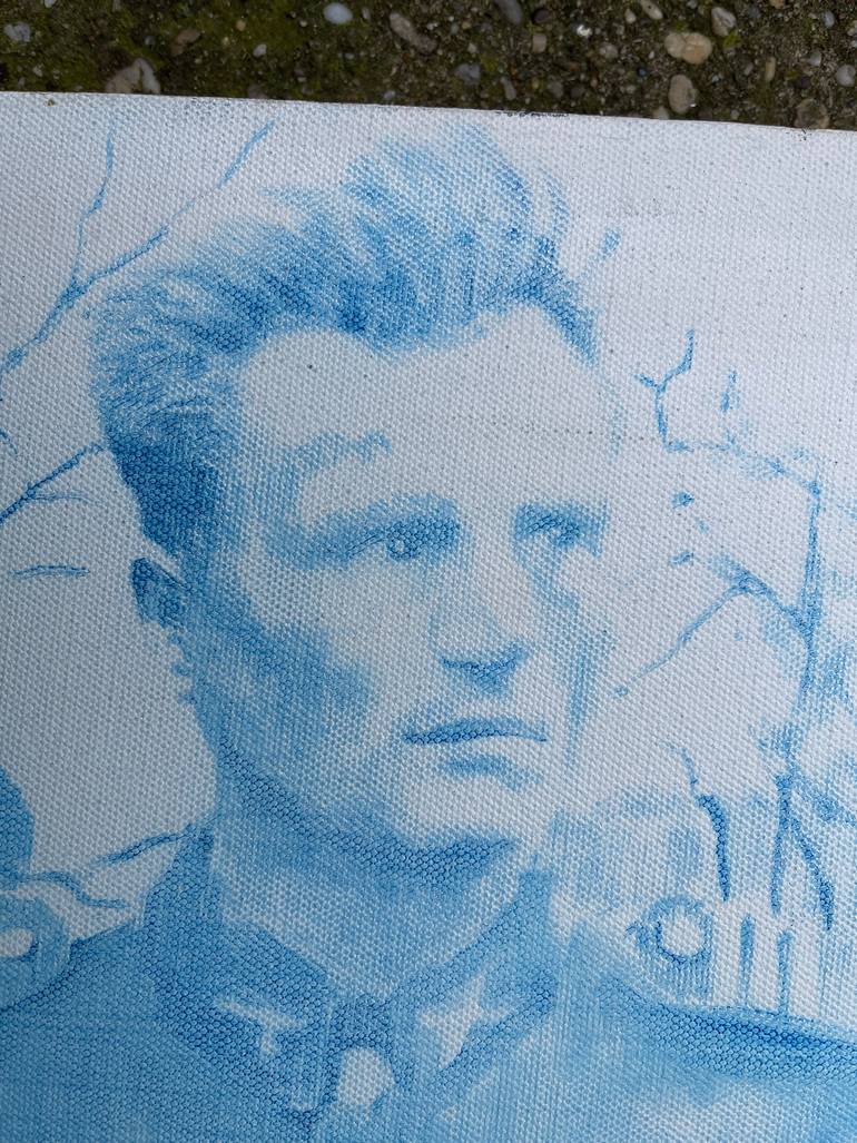 Original Figurative Portrait Painting by Janos Huszti