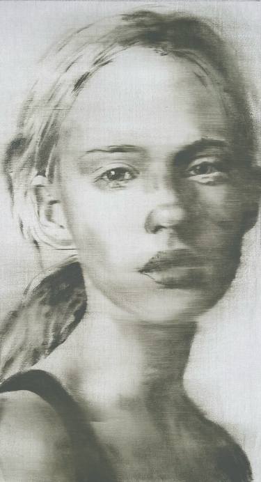 Original Portraiture Women Paintings by János Huszti