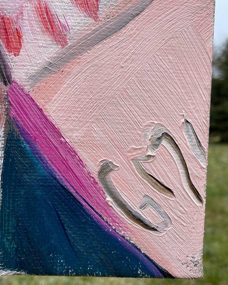 Original Conceptual People Painting by Janos Huszti