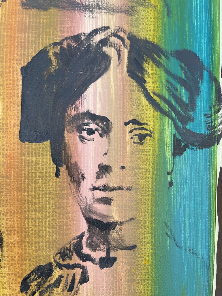 Original Figurative People Painting by Janos Huszti