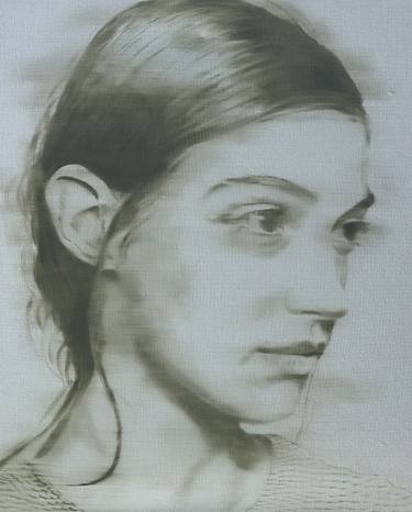 Original Figurative Portrait Paintings by János Huszti