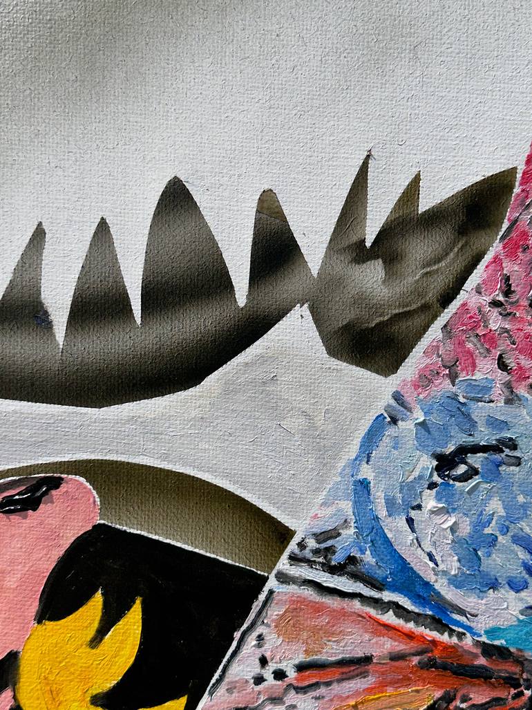 Original Conceptual Animal Painting by Janos Huszti