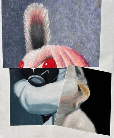 Print of Conceptual Animal Paintings by János Huszti