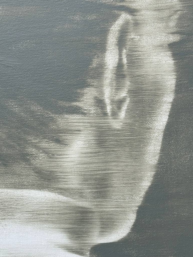 Original Conceptual People Painting by Janos Huszti
