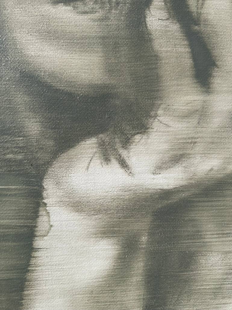 Original Figurative Women Painting by Janos Huszti