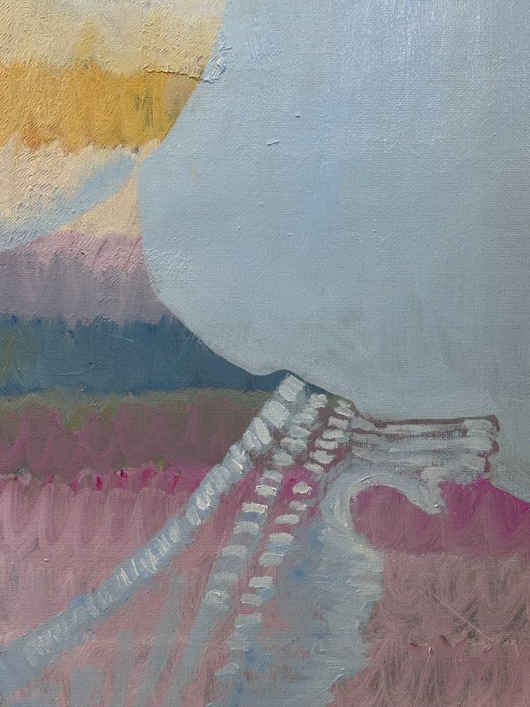 Original Conceptual People Painting by Janos Huszti