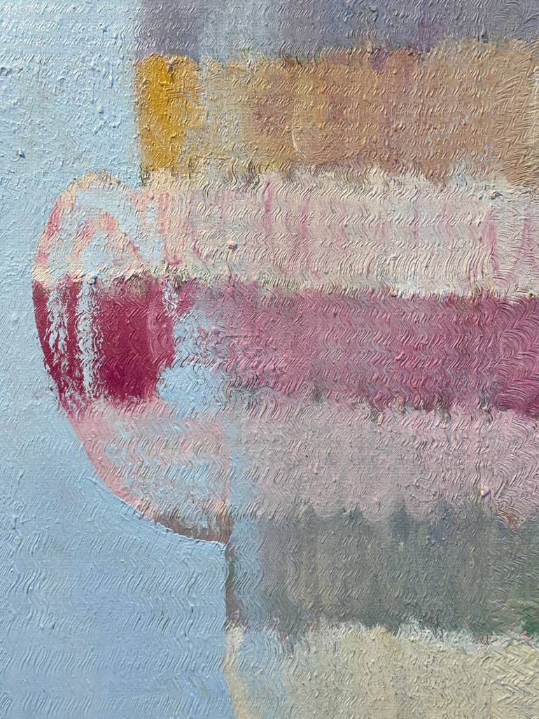 Original Conceptual People Painting by Janos Huszti