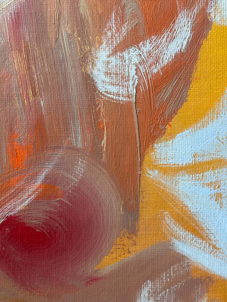Original Conceptual Women Painting by Janos Huszti
