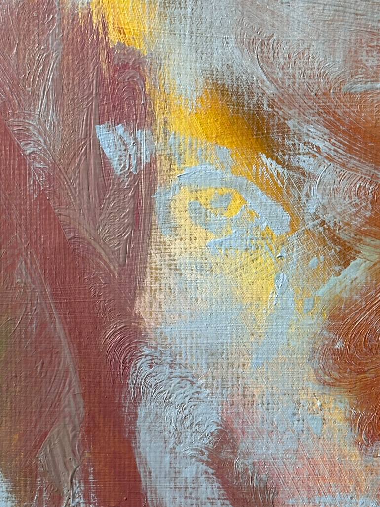 Original Conceptual Women Painting by Janos Huszti