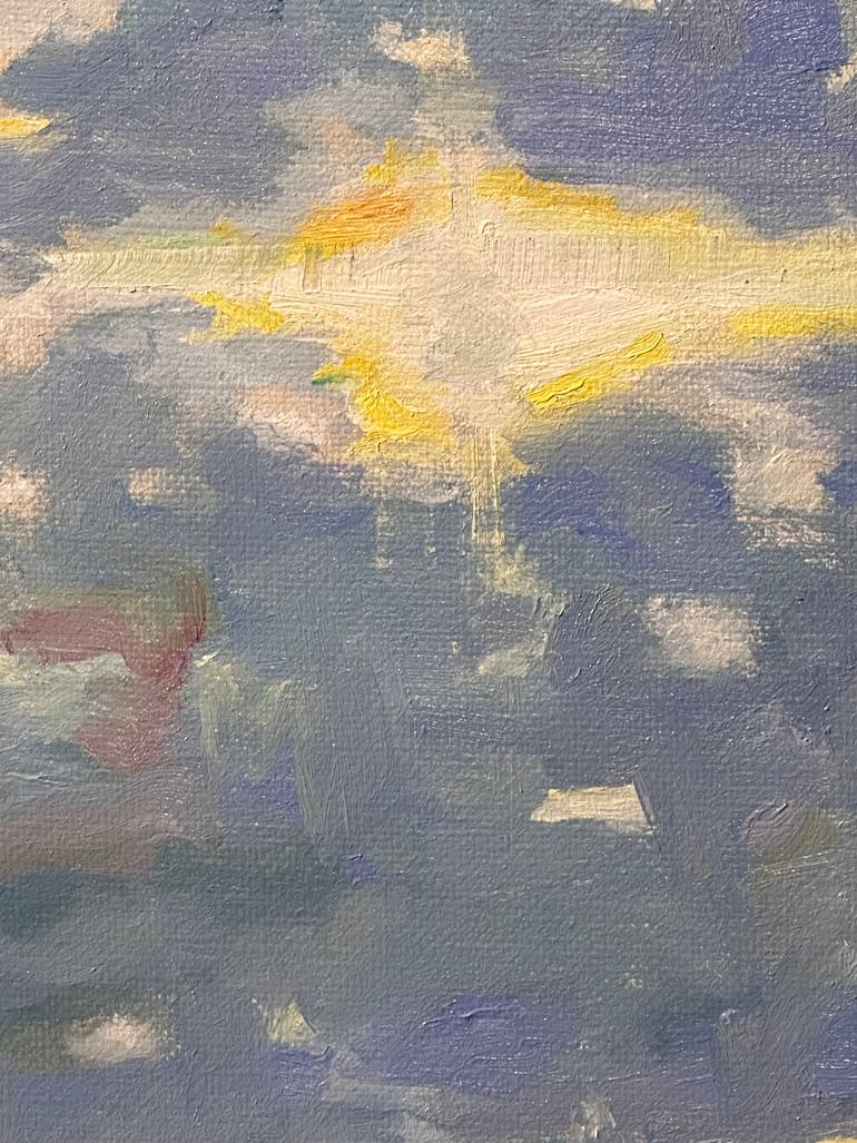 Original Contemporary Garden Painting by Janos Huszti