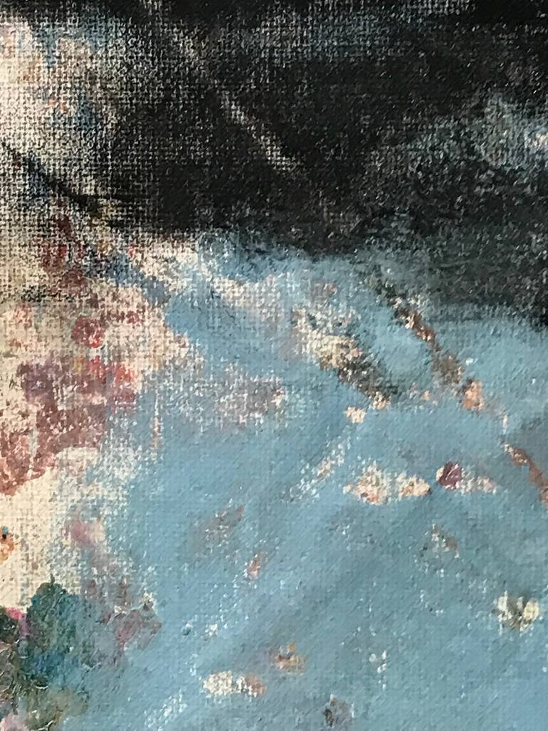 Original Conceptual Women Painting by Janos Huszti