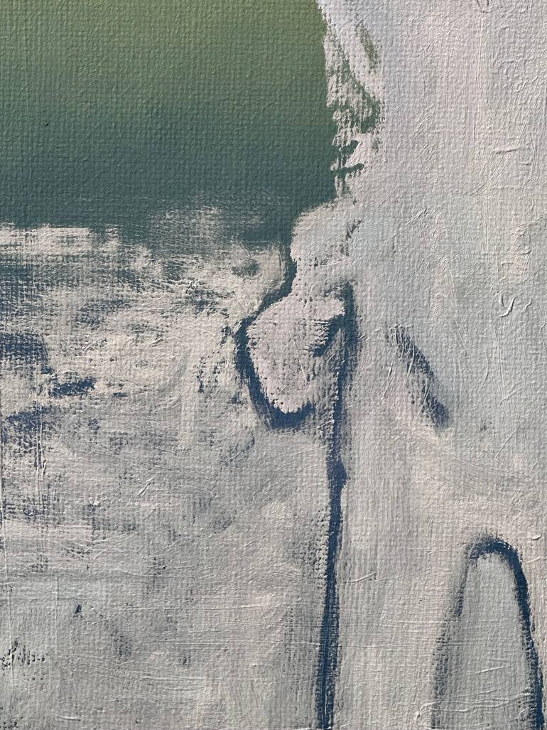 Original Conceptual People Painting by Janos Huszti